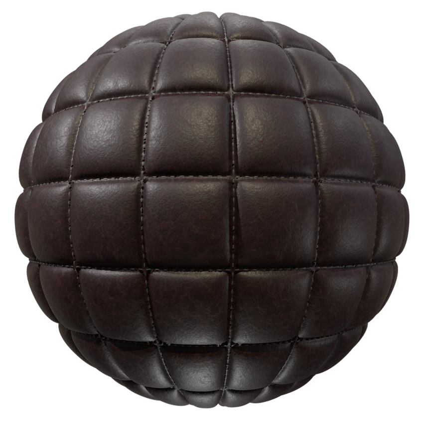 Square Quilted Leather